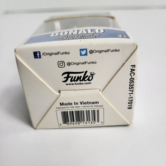Funko Pocket Pop Keychain Disney Kingdom Hearts Donald Duck Key Ring New - Picture 7 of 16